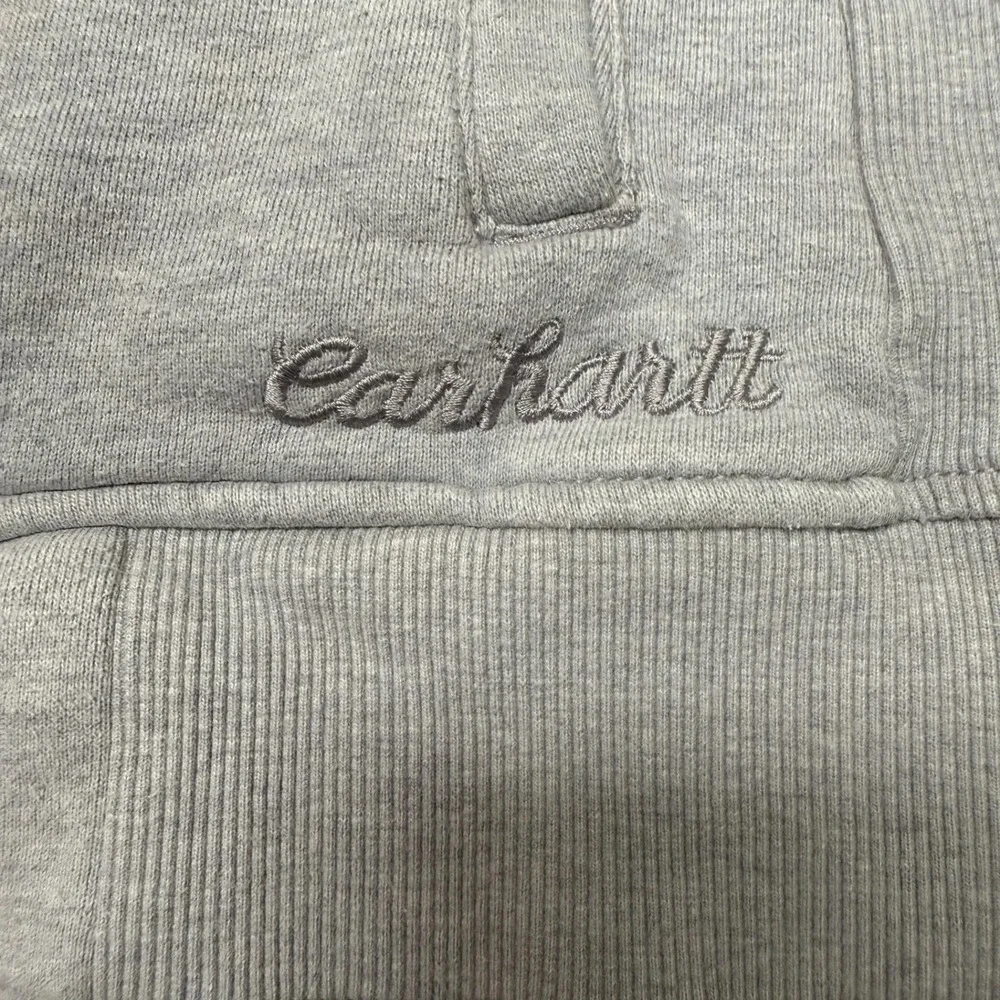 Carhartt Girls Full‎ Zip Jacket Sweatshirt Size S 4-6 Heather Gray Fleece